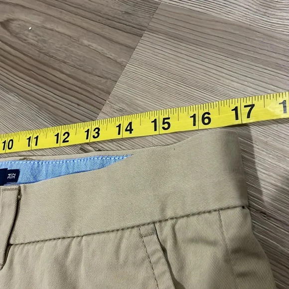 Tommy Hilfiger Chino Pants Custom Fit Khakis Straight leg Mens size 34 X 32 Tan - Picture 6 of 12
